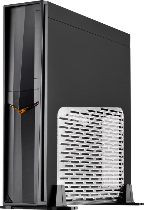 Immagine prodotto Silverstone SST-RVZ02B-W - Case per computer da gioco Raven Mini-ITX slim con finestra, nero (Mini-ITX)