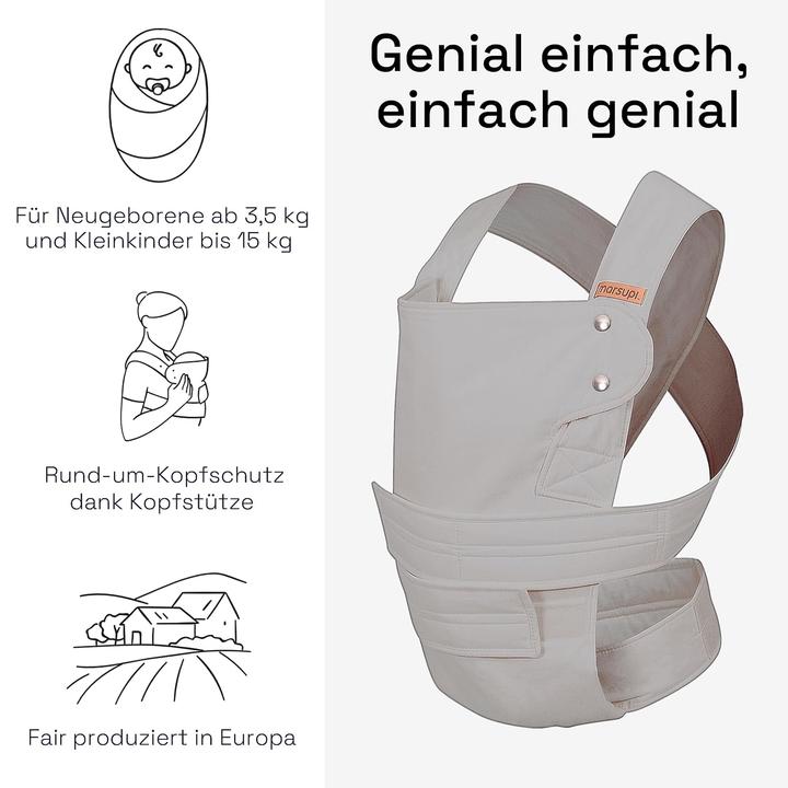 Actual product image Marsupi Baby carrier