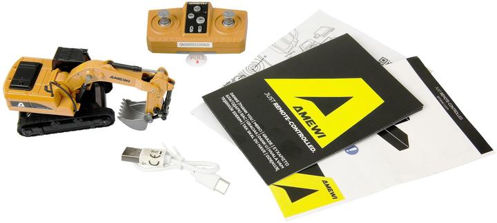 Actual product image Amewi Mini-Bagger aus Metall 8-Kanal 1:64 RTR (RTR Ready-to-Run)