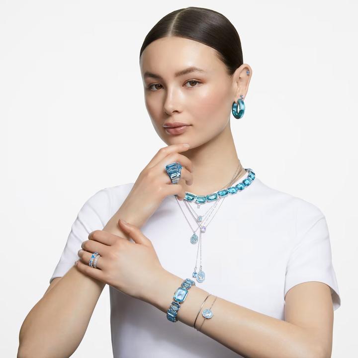 Image du produit Swarovski Lucent Cocktail Bague Taille Octogone Bleu (60)