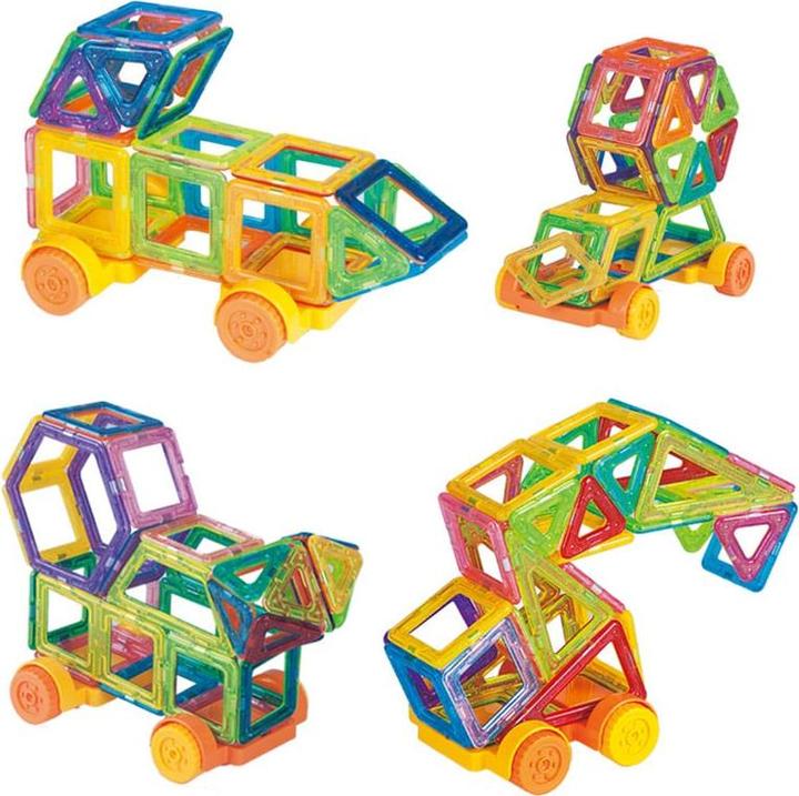 Produktbild JTI Magnetische Bauteile - Ein perfektes Geschenk für Kinder (82 Stück)