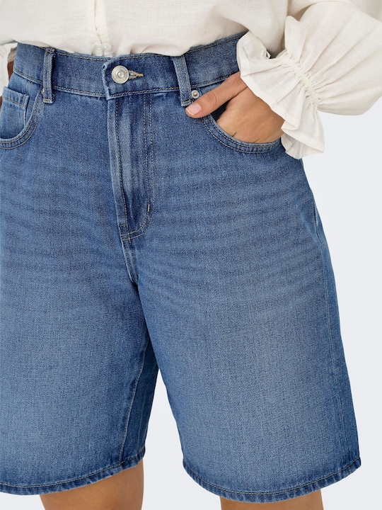 Actual product image Only ONLHOPE Hohe Taille Weiter Beinschnitt Jeans-Shorts Jeans-Shorts (M)