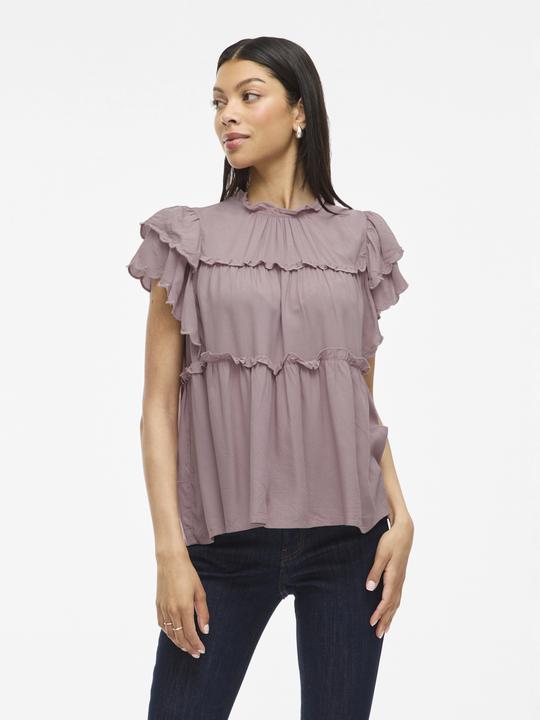 Actual product image Vila VIPRETA Stehkragen Oberteil mit angeschnittenen Ärmeln (36)