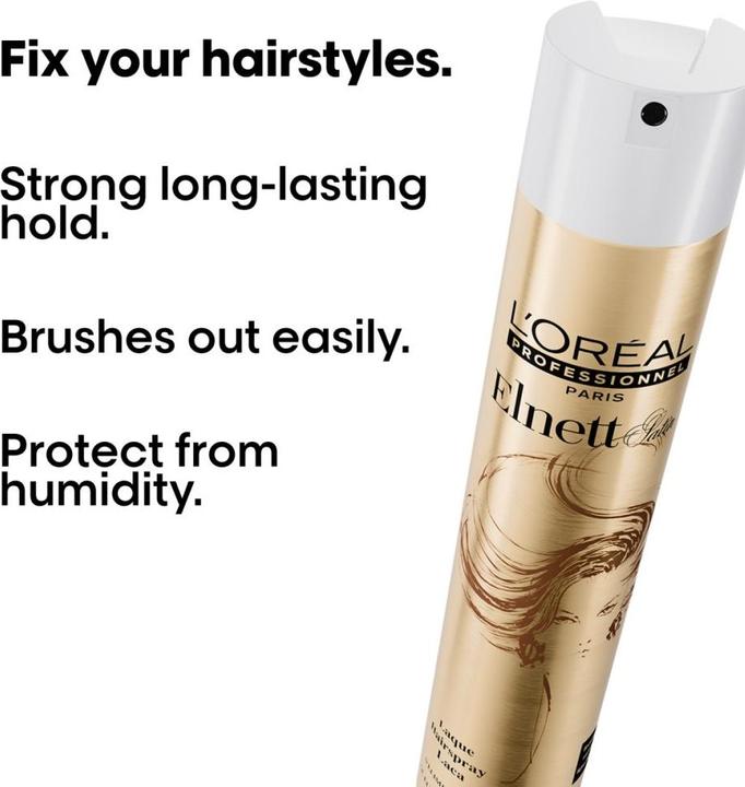 Produktbild L'Oréal Paris L'Oreal Elnett Satin Hairspray Normal (500 ml)