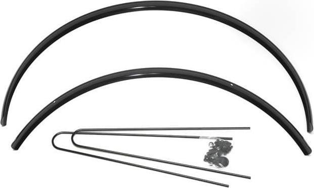 Image du produit Pelago Garde-boue en aluminium pour pneus 700C - Noir (Garde-boue avant)