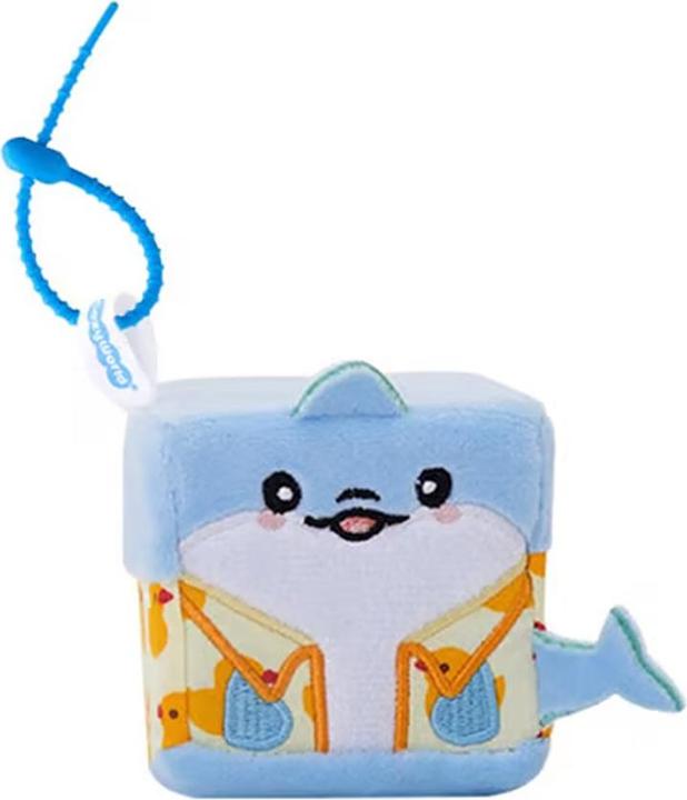 Actual product image MGM Toy Squarepal Dolphin Plush Keyring