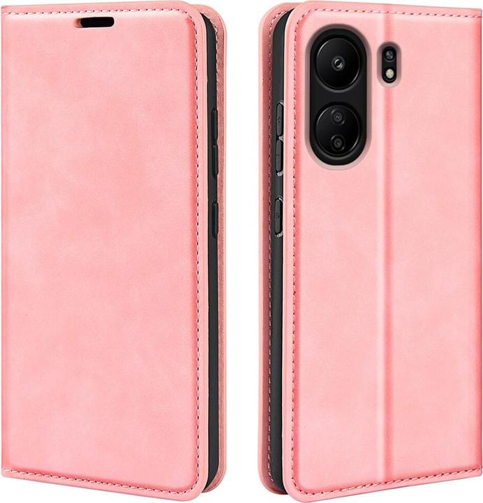 Produktbild Cover-Discount Xiaomi Poco C65 / Redmi 13C - Stand Flip Case Hülle rosa (Xiaomi Poco C65, Xiaomi Redmi 13C)