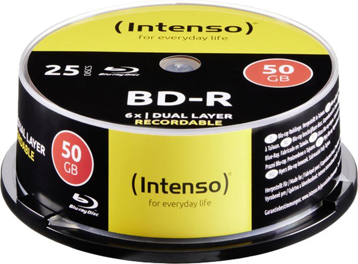 Intenso 1x25 BD-R 50GB 6x Speed, Cakebox (25 x)