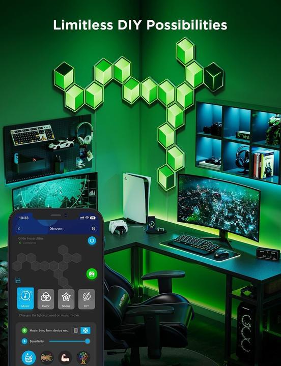 Immagine prodotto Govee Glide Hexa Ultra