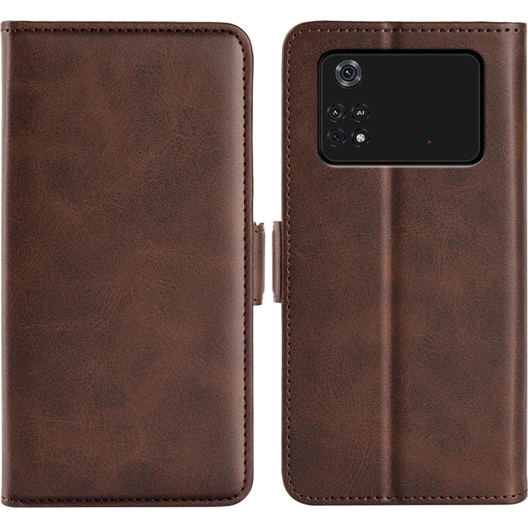 Thumbnail - Screenguard Xiaomi Poco M4 Pro 4G CardLounge Lederhülle (Xiaomi Poco M4 Pro), Smartphone Hülle, Braun