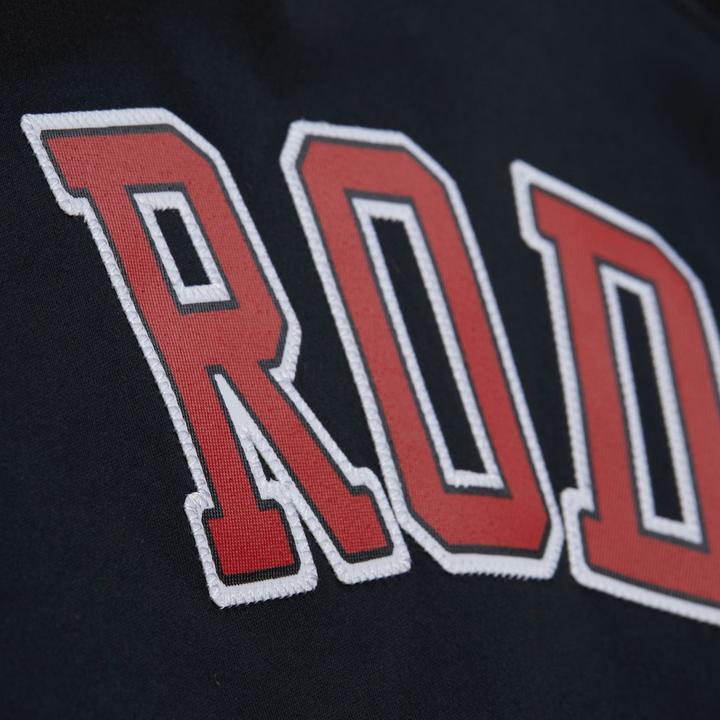 Actual product image Mitchell & Ness M&N Satin Bomber Jacke - MAXXED Chicago Bulls D. Rodman - L (L)