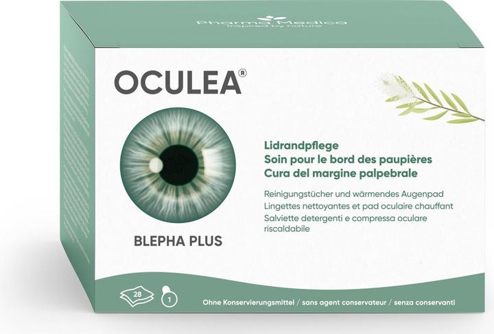 Produktbild Oculea Reinigungstücher + 1 Stück Augenpad (Augenpflege Crème, Tag + Nacht)