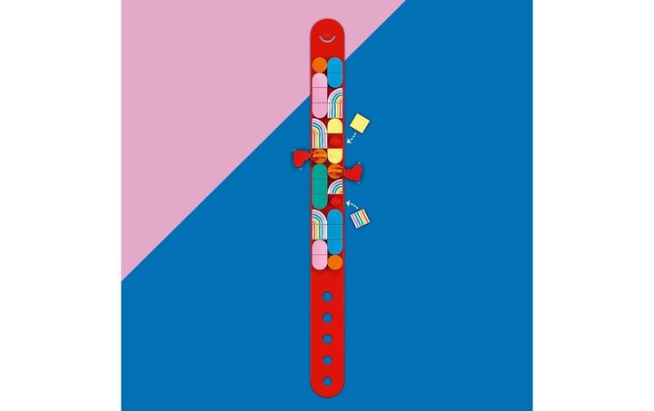 Produktbild LEGO Regenbogen Armband mit Anhängern (41953, LEGO Dots)