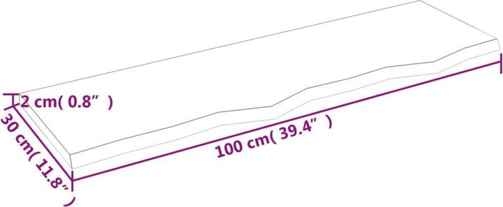 Produktbild vidaXL Waschtischplatte (60 x 50 cm)
