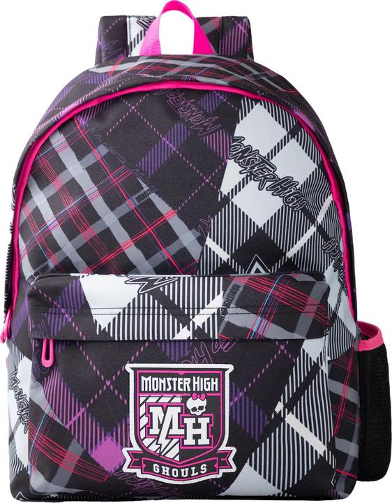 Actual product image Monster High Tartan Patch Backpack