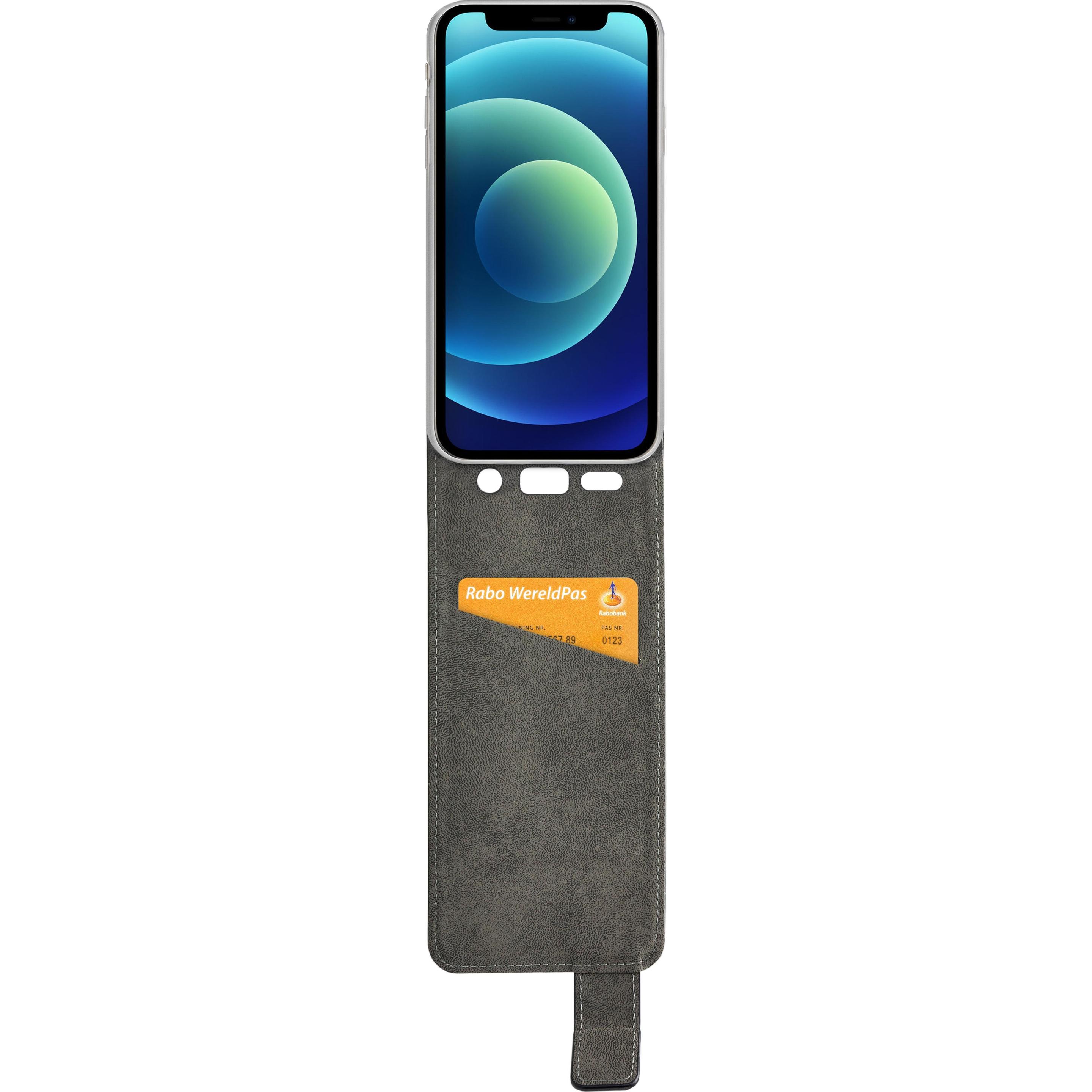 Thumbnail - Mobilize Klassisches Gelly Flip Etui (Apple iPhone 12 mini), Smartphone Hülle, Schwarz
