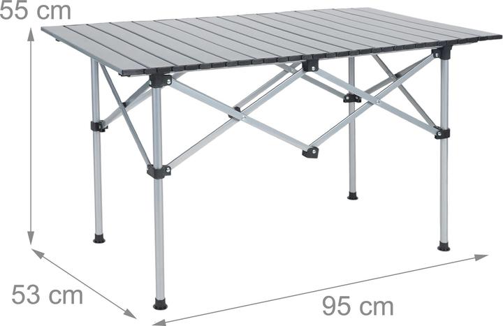 Produktbild Relaxdays Faltbarer Campingtisch aus Stahl