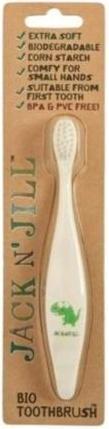 Produktbild Jack N' Jill Kids Plastic Free Bio Toothbrush with Soft Nylon Bristles - Dino (Weich)