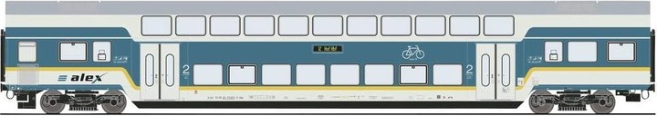 Actual product image Roco H0 Ro Double-decker coach, Alex (Dc) (Track VI)