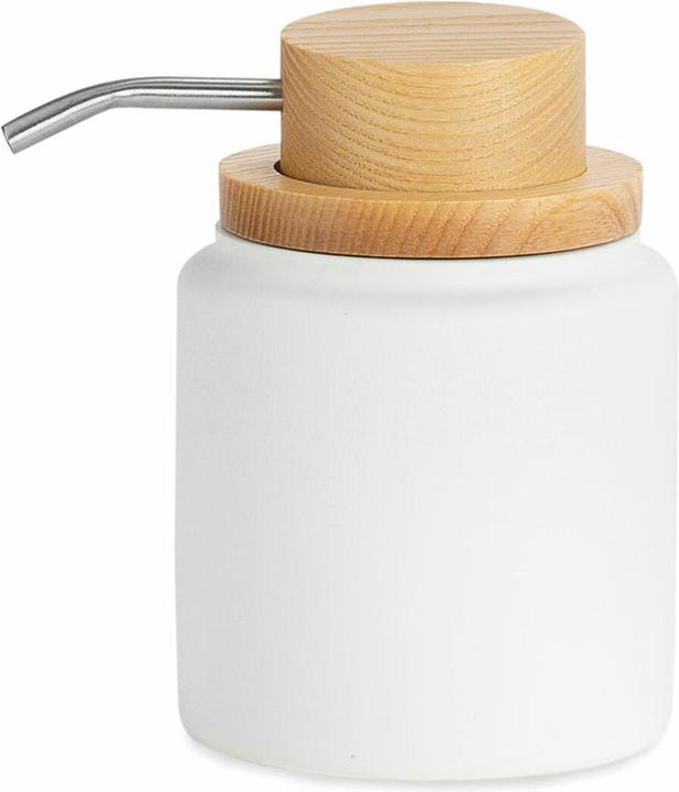 Andrea Seifenspender House ba22084 Polyesterharz Esche Weiss 300 ml