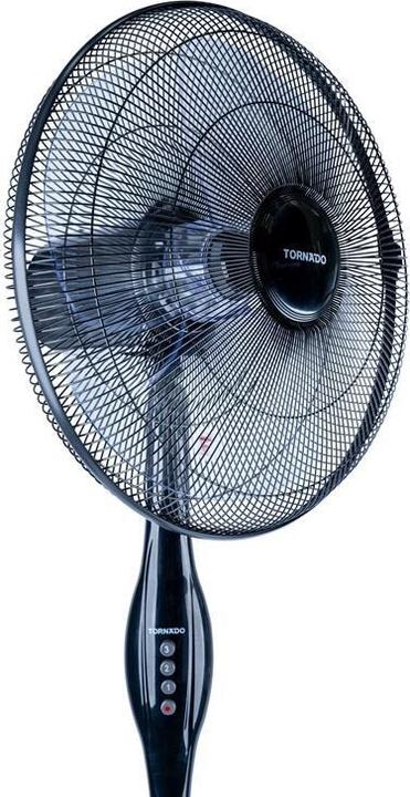 Actual product image Tornado Standventilator 16 Zoll mit äusserst stabilem Standfuss.Geräuschpegel von nur 46 dB bei volle (46 dB)