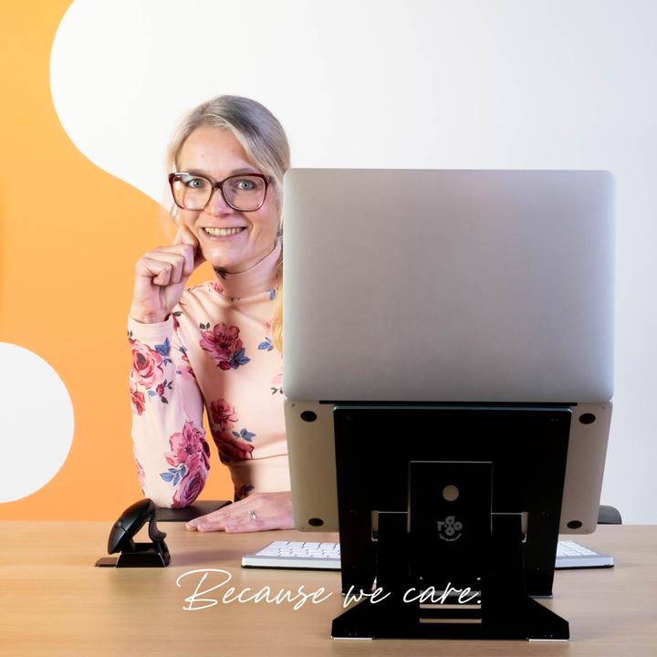 Immagine prodotto R-Go Tools R-Go Laptop Stand 10"-20" Max.5KG Alu Riser nero