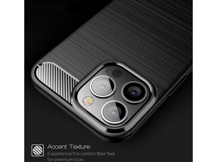 Produktbild Screenguard Carbon Brushed Soft TPU Case (Apple iPhone 14 Pro)