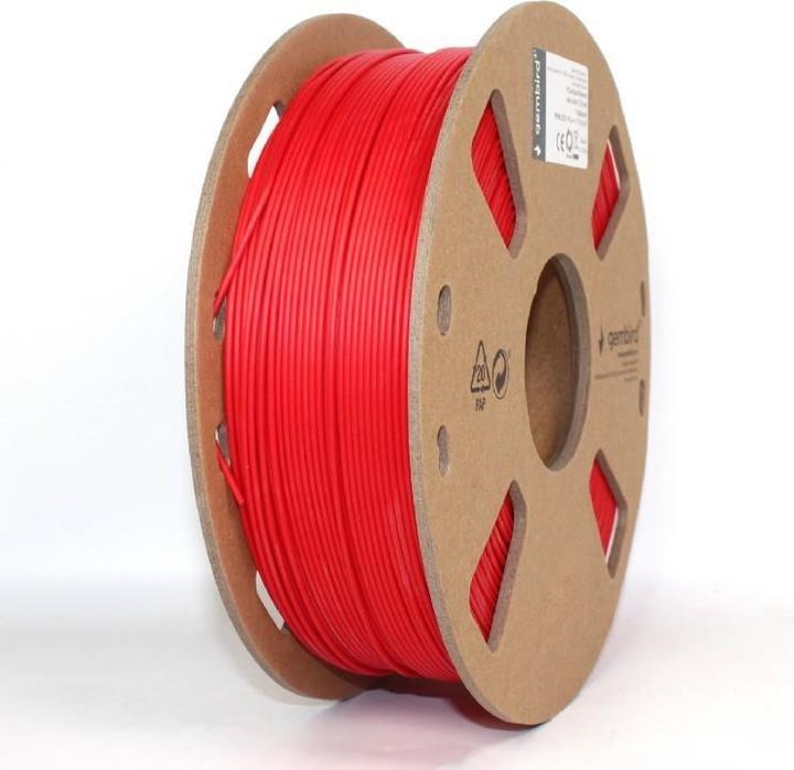 Productafbeelding Gembird DP-PLA1.75-02-R Polymelkzuur (PLA) Rood 600 g (PLA, 1.75 mm, 1000 g, Rood)
