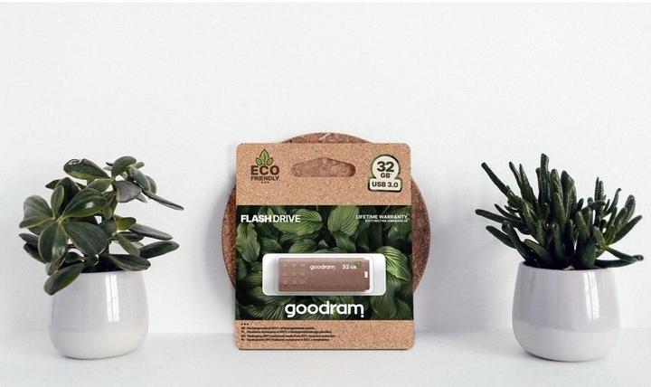 Actual product image Goodram UME3 - 32 GB - USB Type-A - 3.0 - 60 MB/s - cap - beige (32 GB, USB-A)