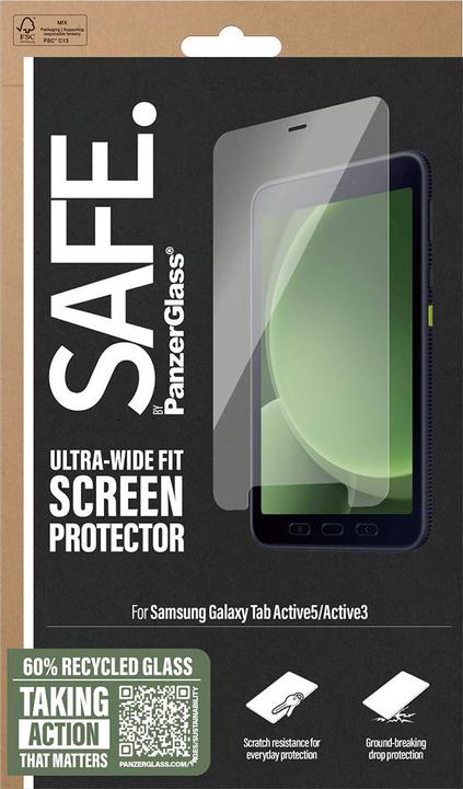 Produktbild PanzerGlass SAFE. by ® Displayschutz Samsung Galaxy Tab Active5 | Active3 | Ultra-Wide Fit (Samsung Galaxy Tab Active 3)