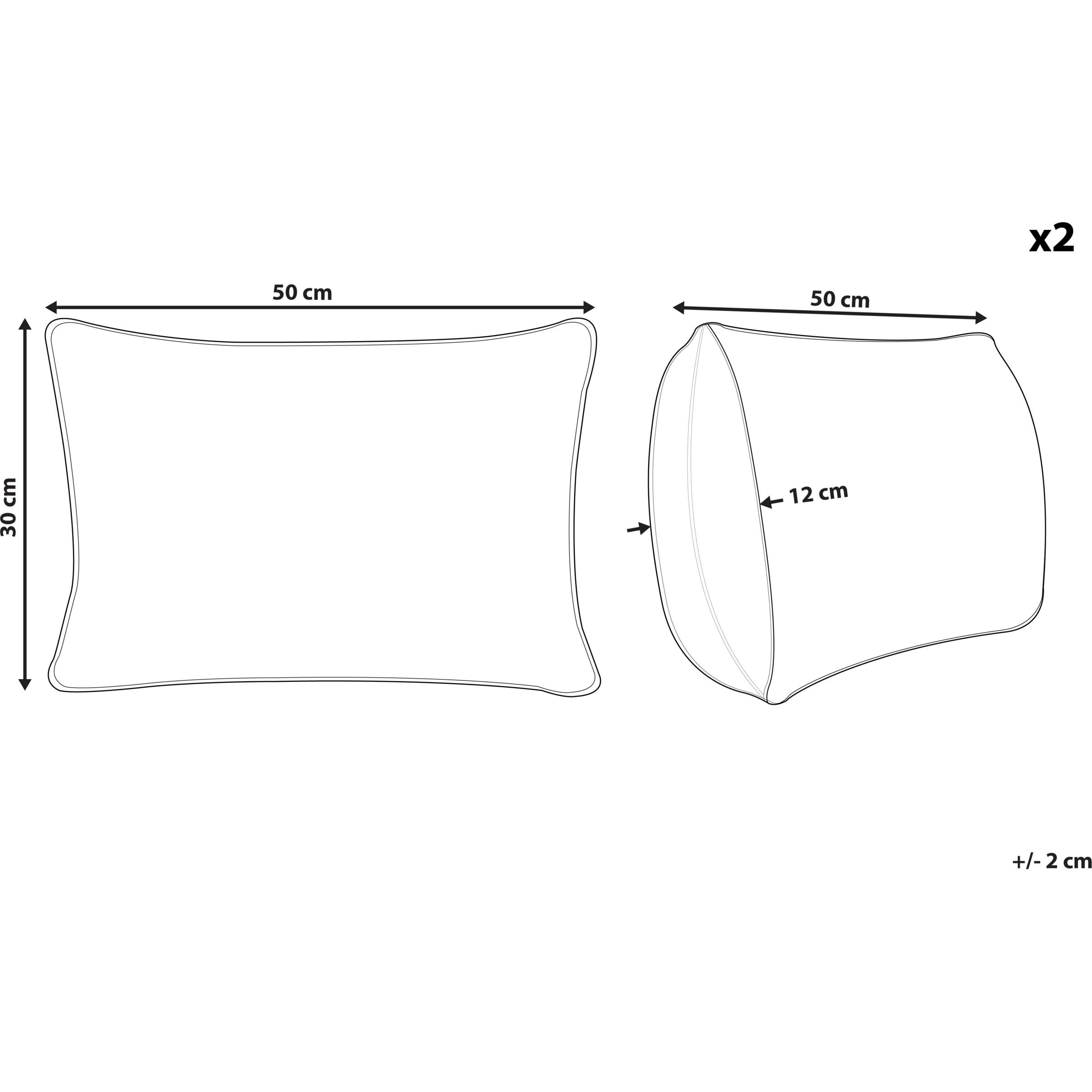 Thumbnail - Beliani, Dekokissen, Clusia (30 x 50 cm)
