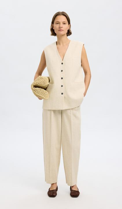 Immagine prodotto Selected High Waist Barrel Fit Hosen (34)