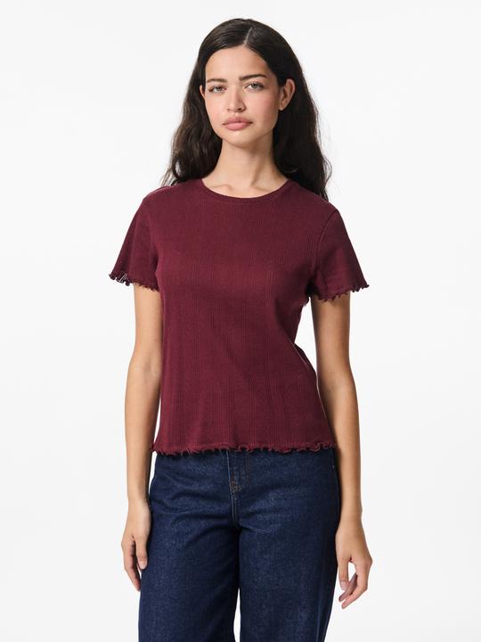 Actual product image Pieces Pcmarie Ss O-Neck Poin Top Jrs Noos Bc (L)