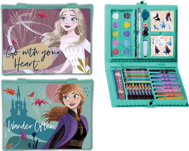 Actual product image Disney Interactive Studios Euromic - Disney Frozen - Art Case 52 pcs. (017406952)