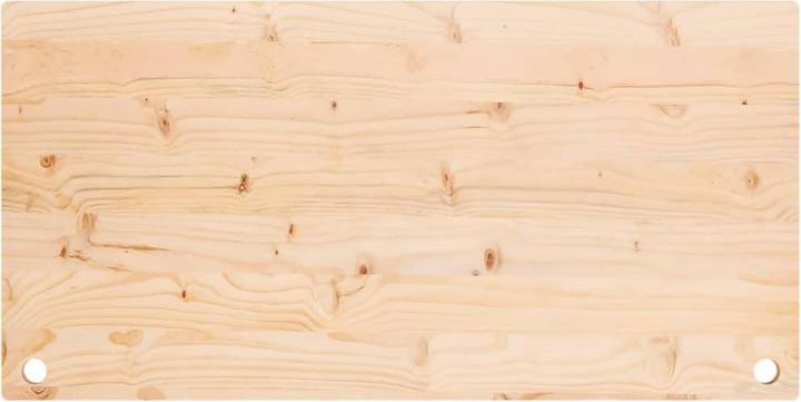Immagine prodotto vidaXL Schreibtischplatte 110x55x2,5 cm Massivholz Kiefer (110 x 55 x 2,5 cm)