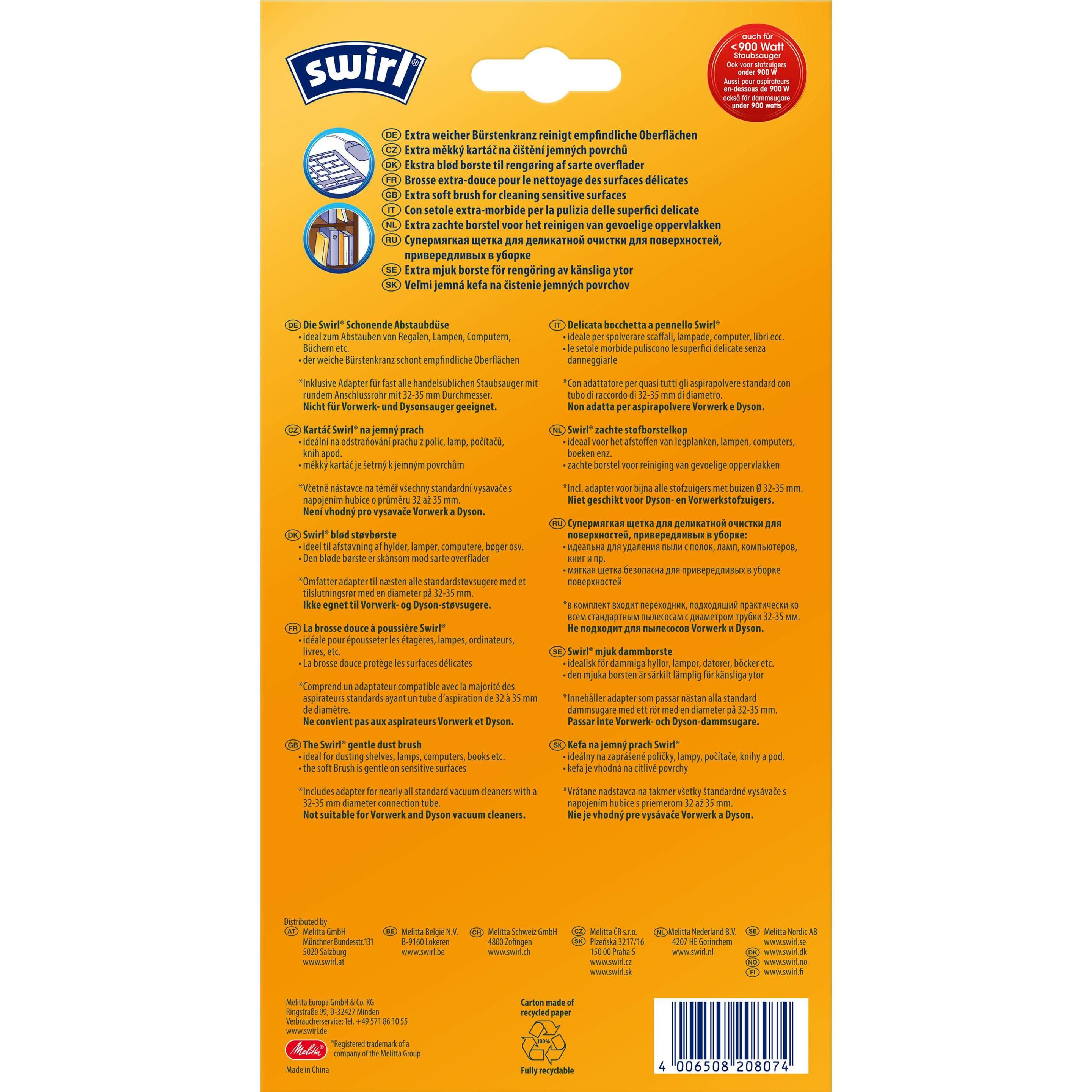 Thumbnail - Swirl Staubpinsel, Staubsauger Zubehör, Schwarz