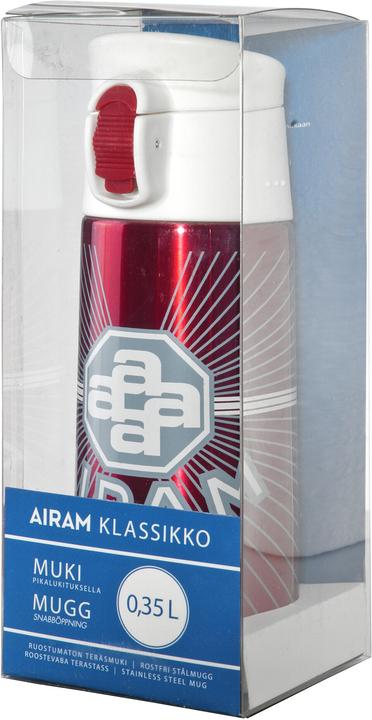 Actual product image Airam Klassikko ter??smuki, punainen (0.35 l)