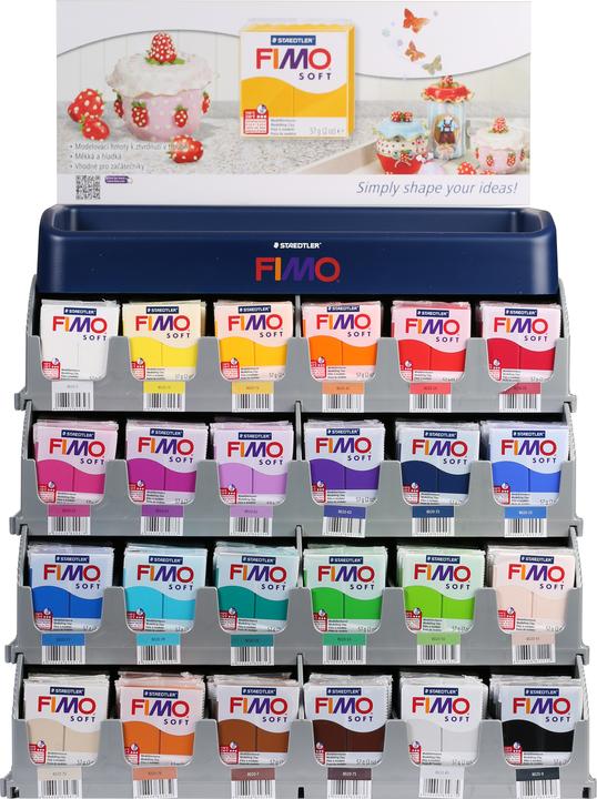 Produktbild Fimo SOFT Modelliermasse, ofenh„rtend, 288er Display