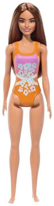 Productafbeelding Mattel Barbie Κούκλα Strand Roze-Oranje Badpak για 3+ ετών HPV21
