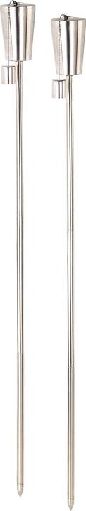 Image du produit Carlo Milano Torche de jardin en acier inoxydable "Amor" (lot de 2), inoxydable, 280 ml, 110 cm