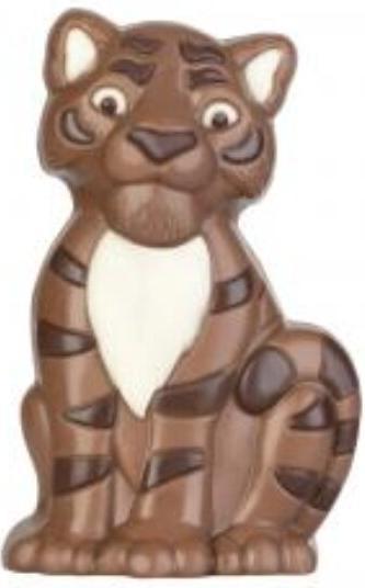 Produktbild miniSchoggi Schokoladenform Tiger