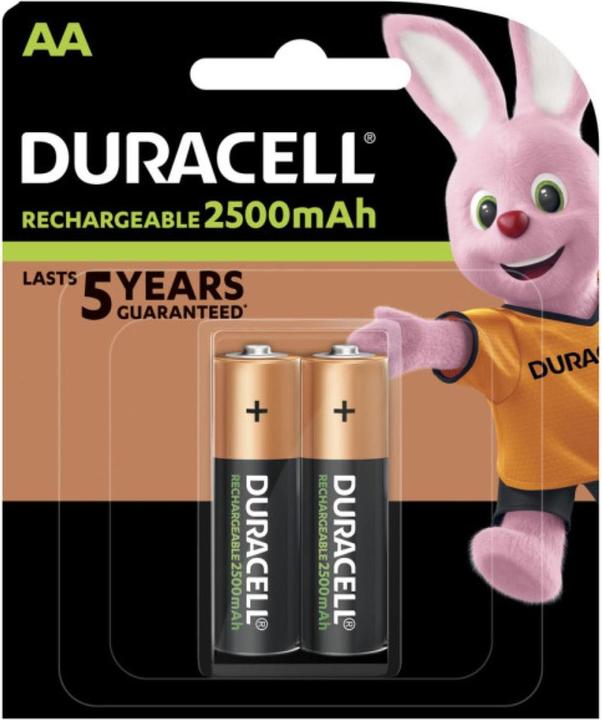 Immagine prodotto Duracell Recharge Ultra (2 pz., AA / LR6 / LR06 / Mignon / R6 / R14505, 2500 mAh)