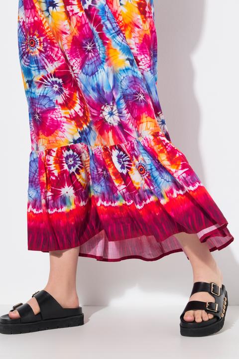 Image du produit Angel of Style Maxikleid, A-Linie, Batikprint, Volants (46)