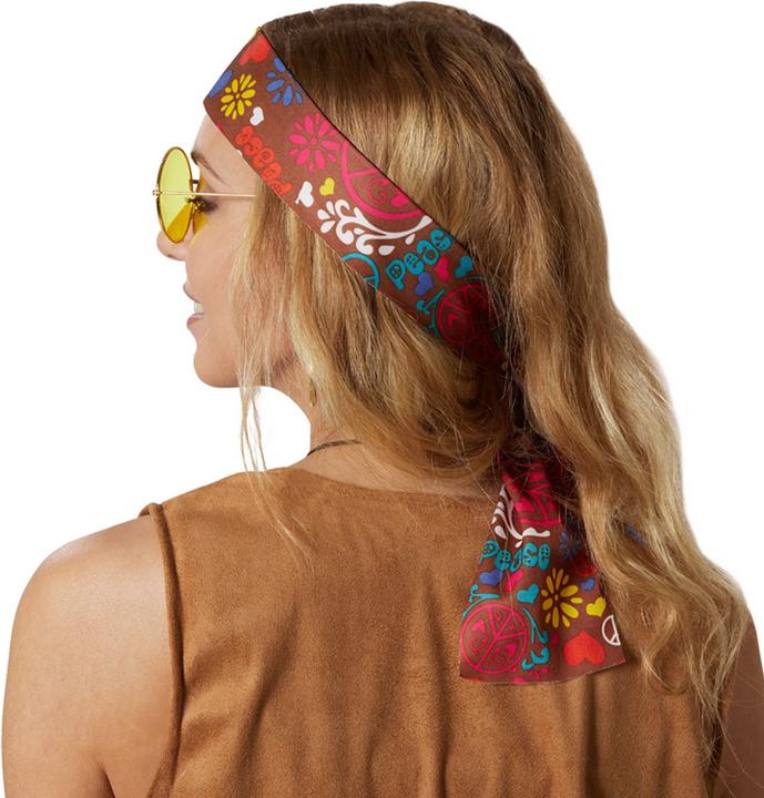 Produktbild tectake Damenkostüm Hippie Weste und Hose (L)