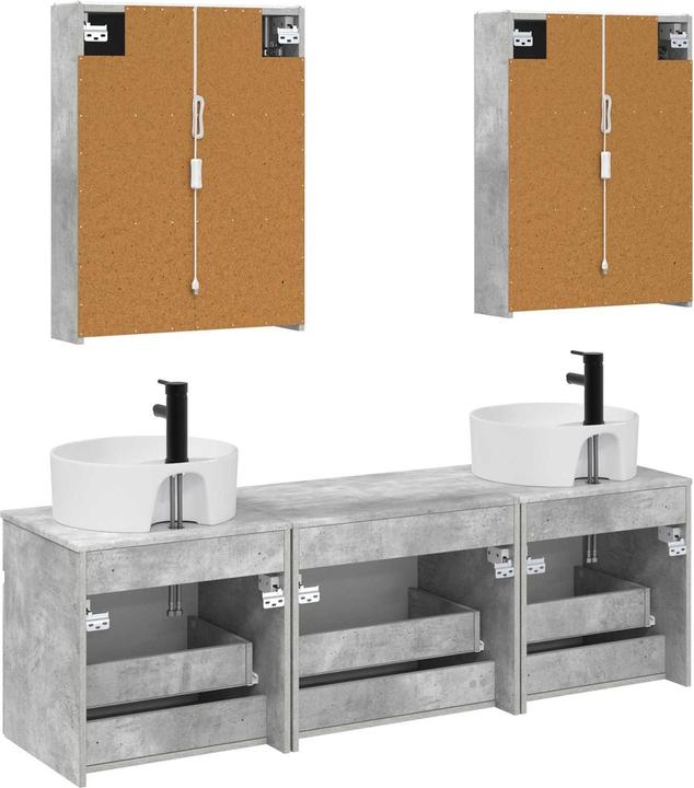 Produktbild vidaXL Badezimmerschrank-Set