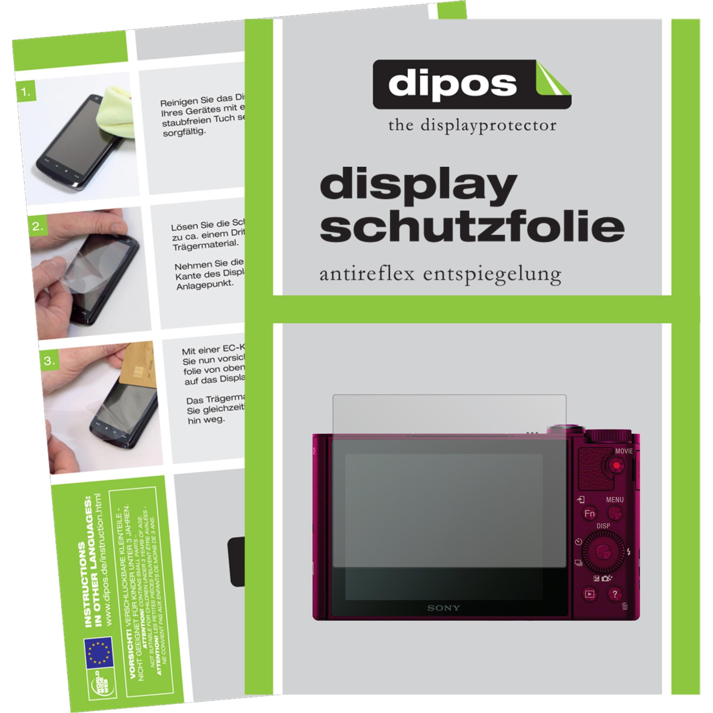 Thumbnail - Dipos Displayschutzfolie Antireflex (Displayschutz, Sony DSC-WX500), Kameraschutz, Transparent