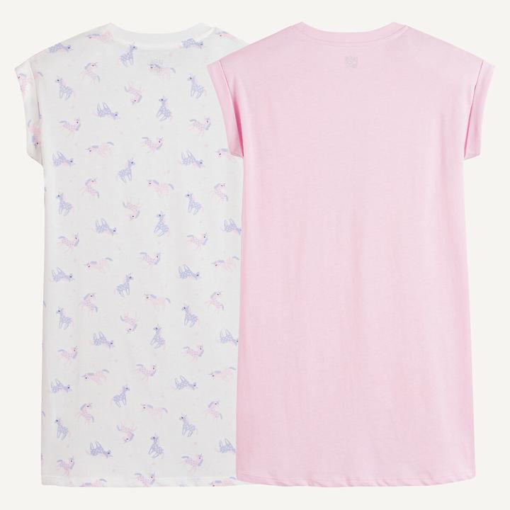 Produktbild La Redoute Collections 2er-Pack Nachthemden (98)