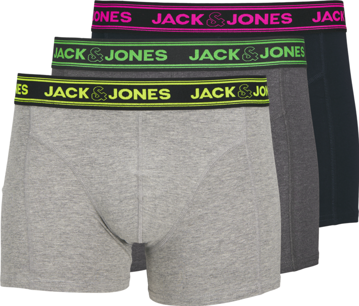 Produktbild Jack & Jones Jacethan Solid Trunks 3 Pack Sn (L, 3er Pack)