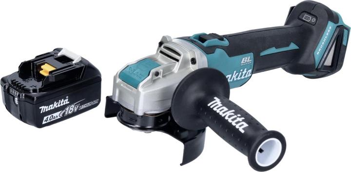 Actual product image Makita DGA 521 M1X1 Battery angle grinder 18 V 125 mm X-LOCK Brushless + 1x battery 4.0 Ah - without (125 mm)
