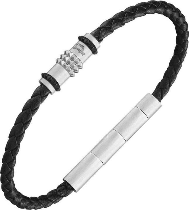 Immagine prodotto Police Bracciale da uomo Ryder in pelle nera PEAGB0036201 (Cuoio)